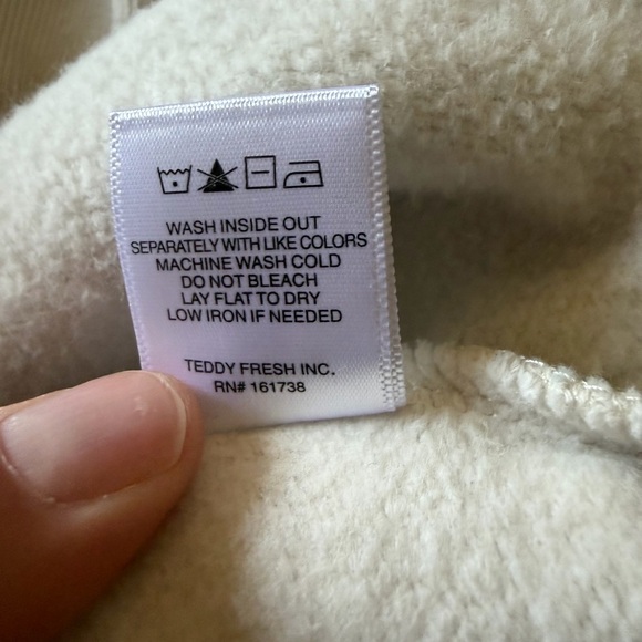 Teddy Fresh Hoodie Oyster Classic Bear Ear Hoodie size XL EUC - Picture 14 of 14